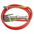 Milton Industries Inflator Gauge Complete with Dual-Head Straight Foot Chuck & 5 ft. Hose MIL-501